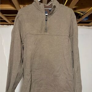 Arrow Men's Tan Zip-Up Sweater